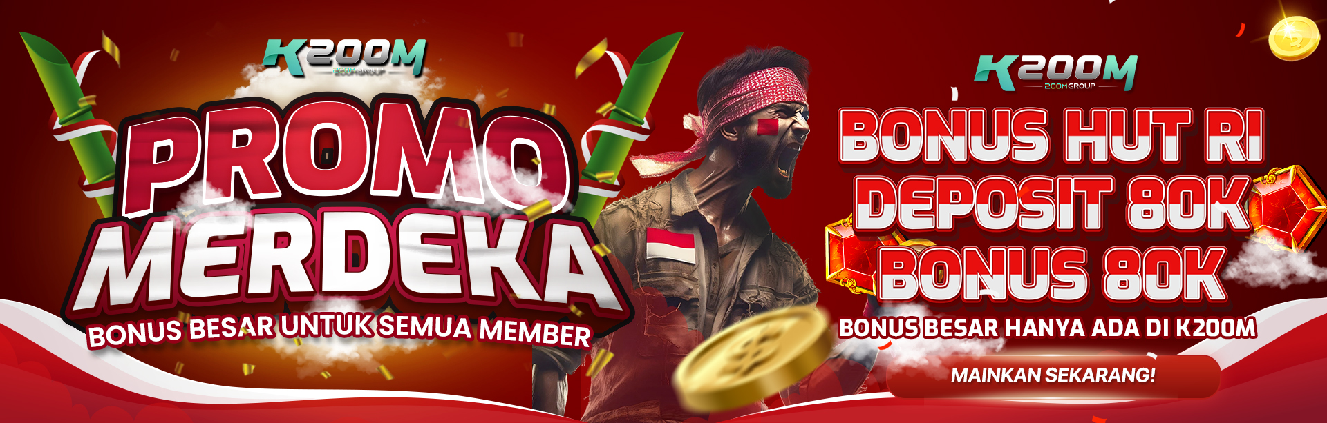 BONUS KEMERDEKAAN K200M