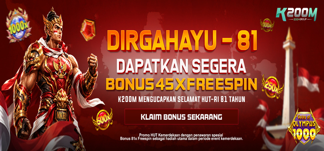 BONUS FREESPIN KEMERDEKAAN K200M
