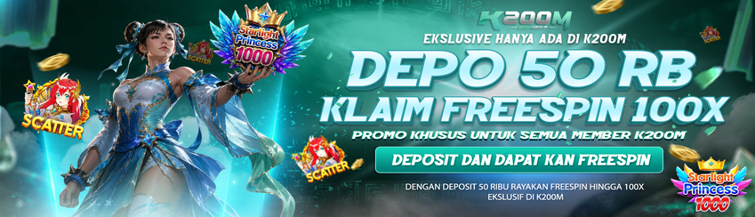 BONUS FREESPIN 100X K200M